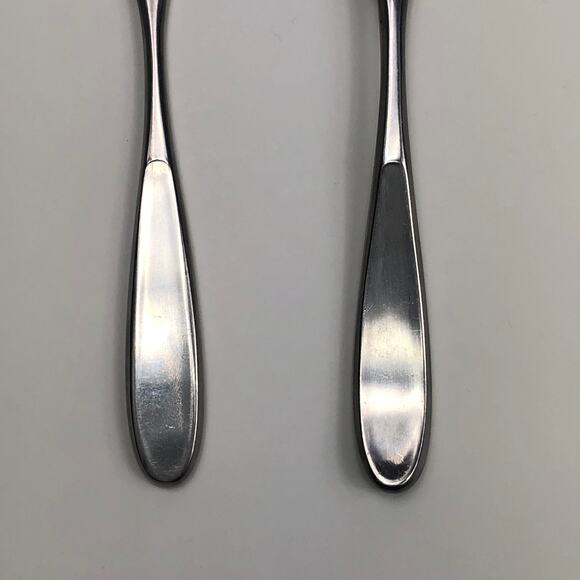 Crown Stanley Roberts Caneel Bay Stainless 2pcs Sugar Spoon Butter Knife Japan - Picture 3 of 6